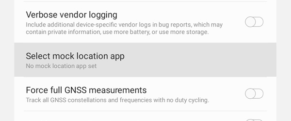 Select Mock Location App